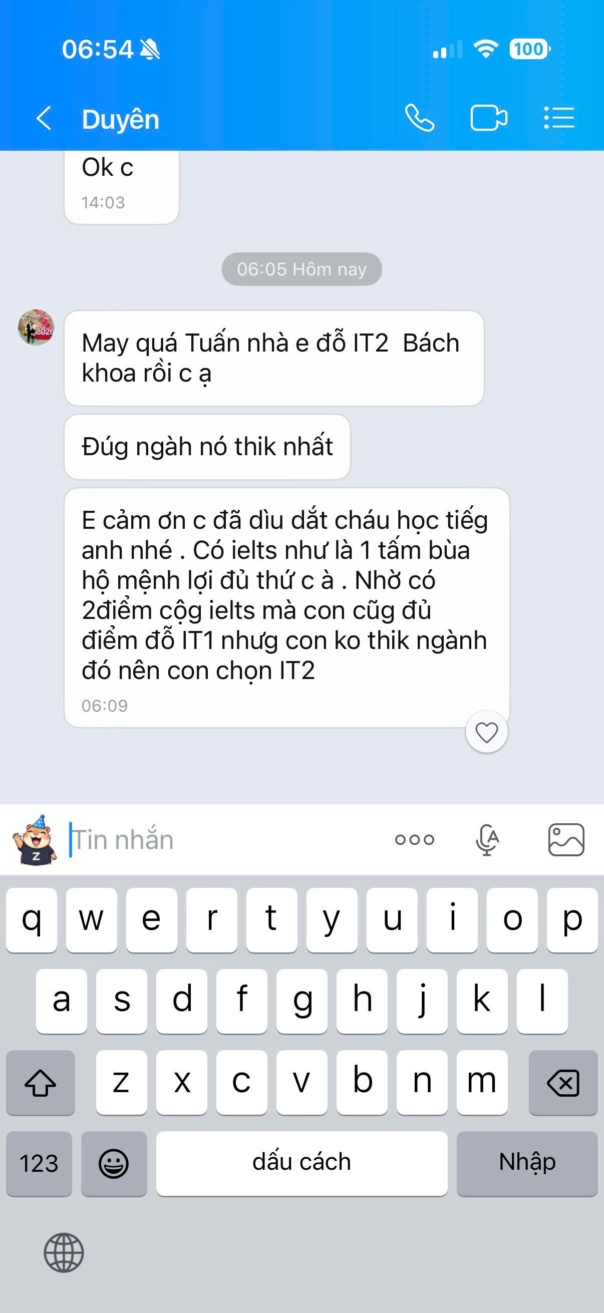 Minh chứng kết quả IELTS đã ẩn thông tin định danh 10
