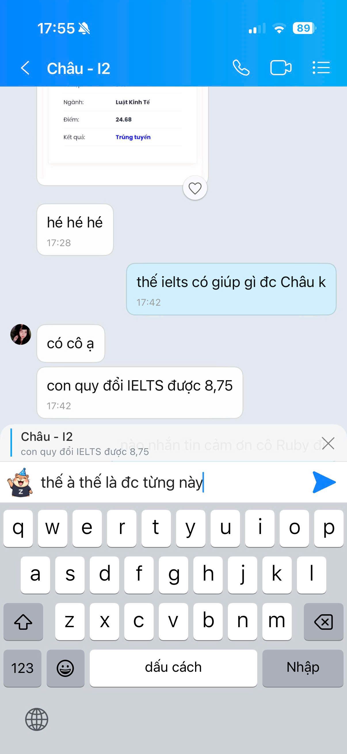 Minh chứng kết quả IELTS đã ẩn thông tin định danh 6