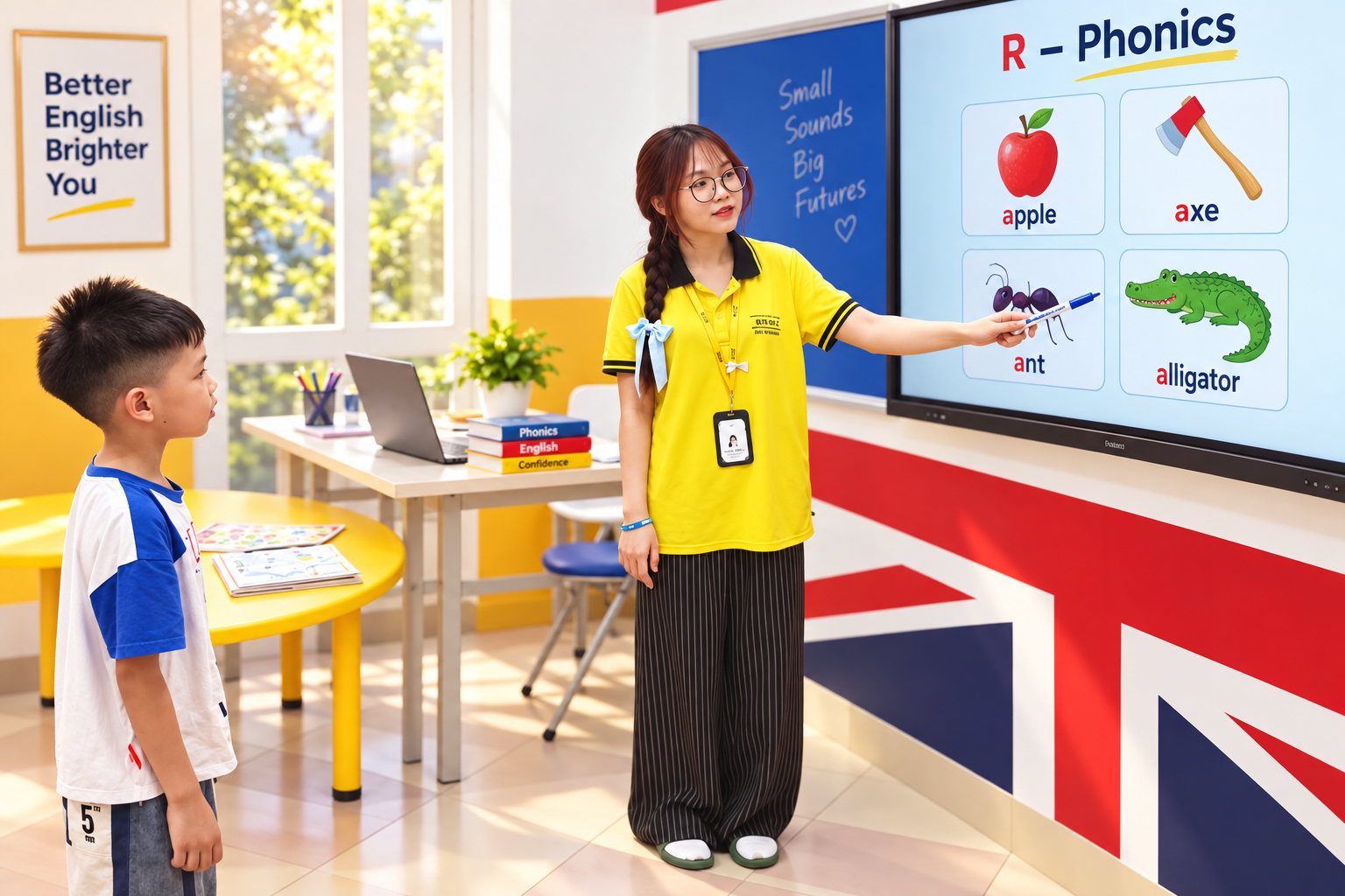Trẻ học Phonics và nền tảng tiếng Anh tại Zenith English