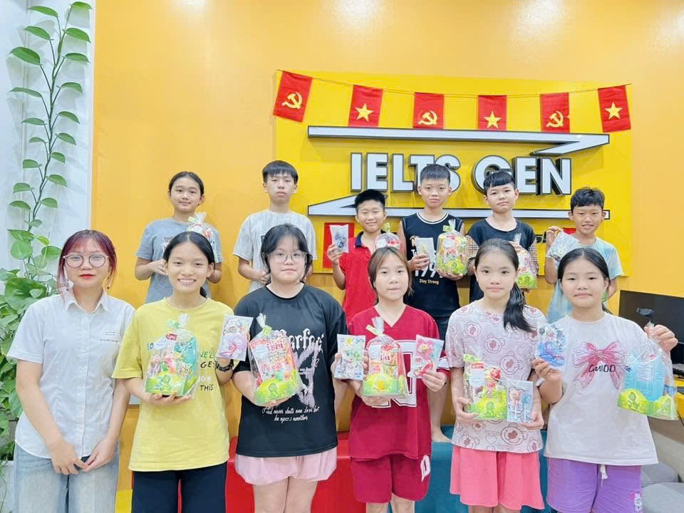Quà 1/6 cho các bạn nhỏ IELTS GEN Z: một ngày Tết Thiếu nhi thật vui